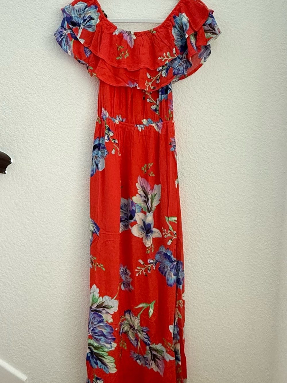 ILLA ILLA Red Floral Maxi Dress